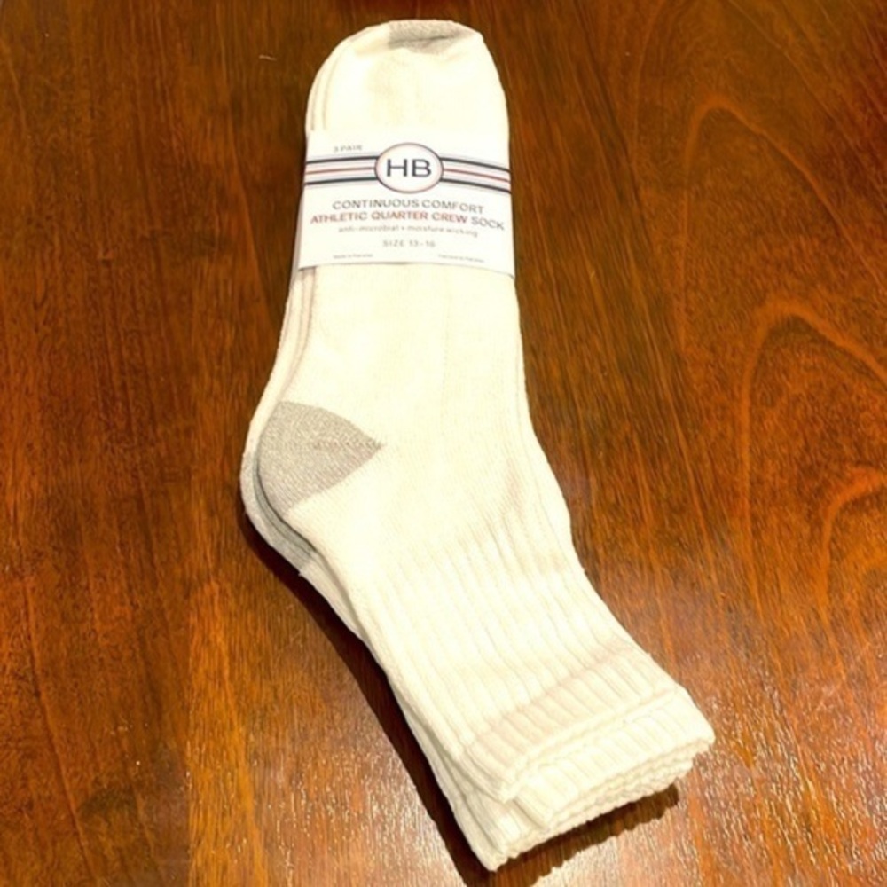 Harbor Bay CL NWT Mens Socks shoe size 13-16. Three pack